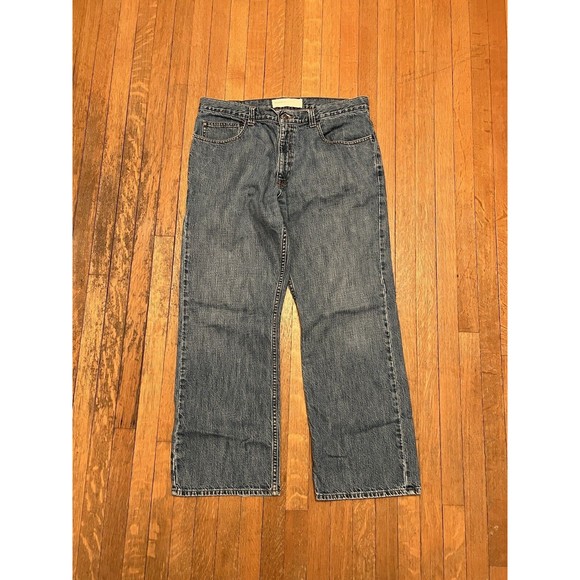 Perry Ellis Men’s Denim Jeans 36x30 Zipper Fly Medium Wash - Picture 1 of 5